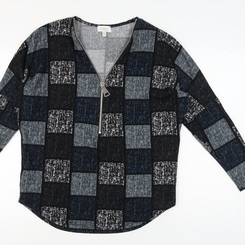 Stella Morgan Women's Geometric V-Neck Top Size 10