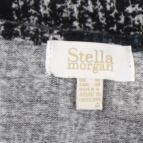 Stella Morgan Women's Geometric V-Neck Top Size 10