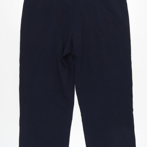 Autonomy Women's Black Straight Leg Trousers, Size 14
