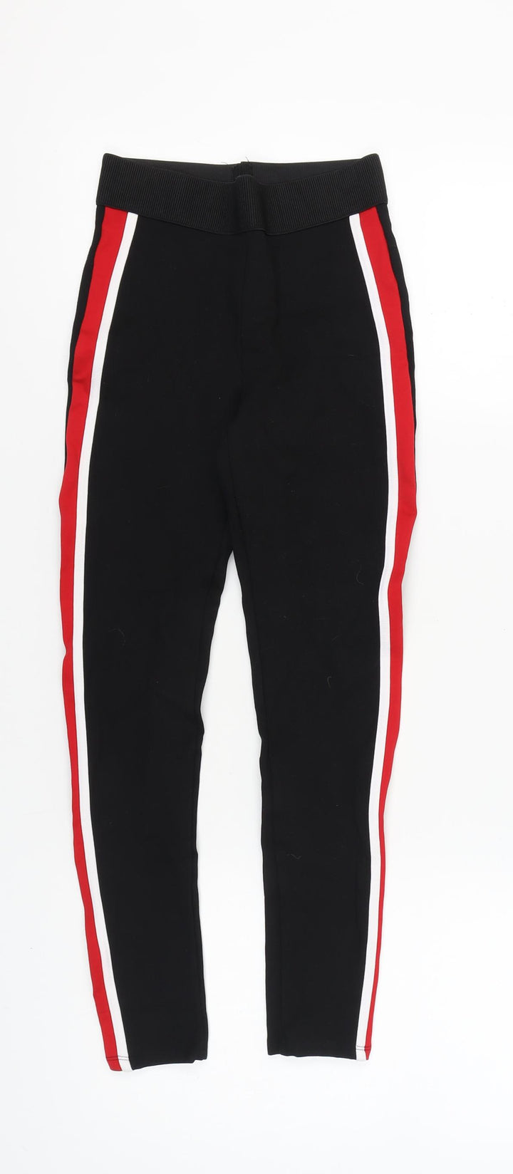 Zara Basic Women's Black XS Side Stripe Leggings