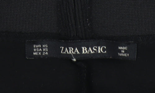 Zara Basic Women's Black XS Side Stripe Leggings