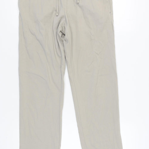Zara Women's Beige Jogger Trousers S Casual