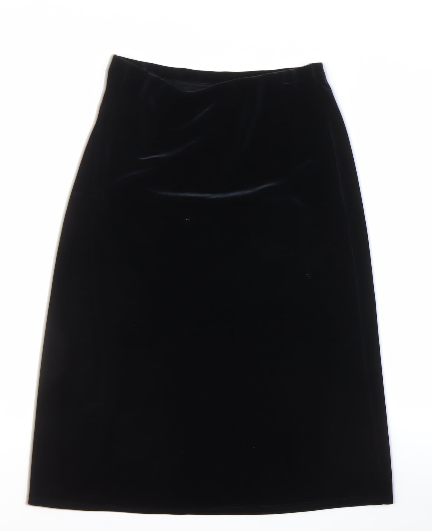 Marks and Spencer Women's Black Midi Skirt, Size 14