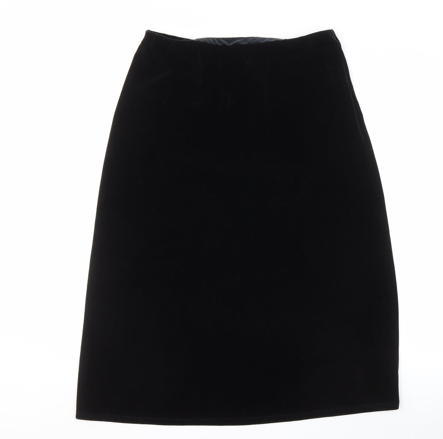 Marks and Spencer Women's Black Midi Skirt, Size 14