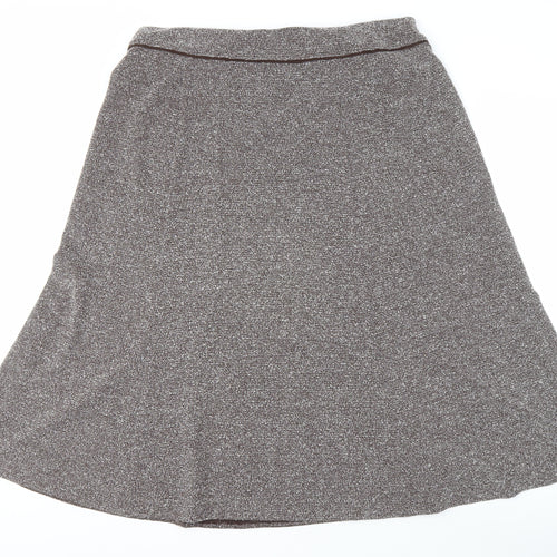 Marks and Spencer Women's Brown A-Line Long Skirt