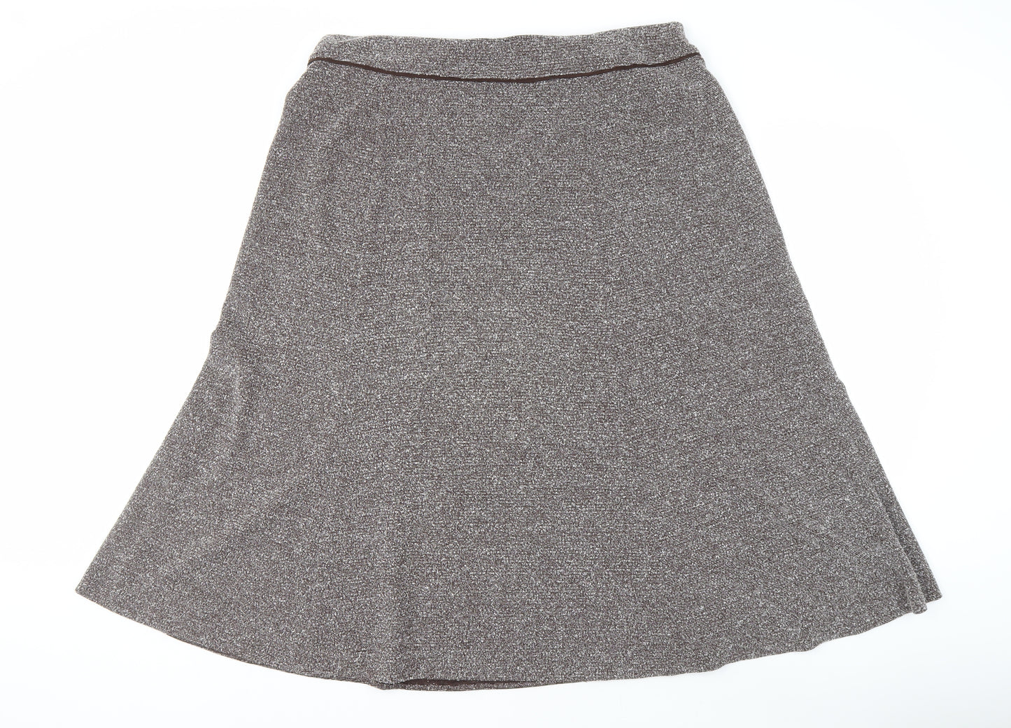 Marks and Spencer Women's Brown A-Line Long Skirt