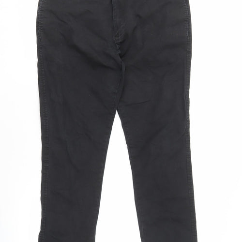 River Island Men's Black Slim Chino Trousers