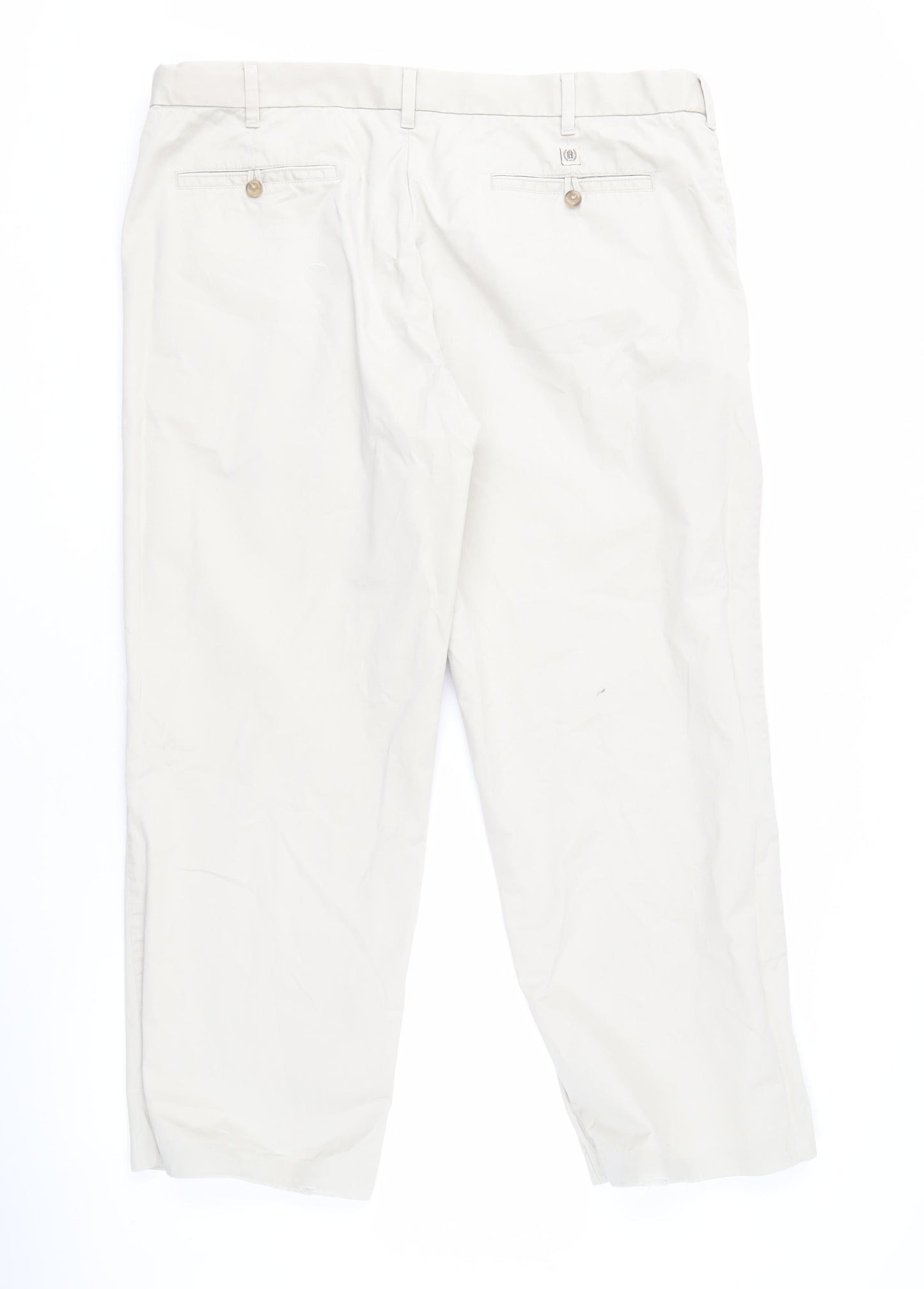 Marks and Spencer Men's Ivory Trousers 42W 29L