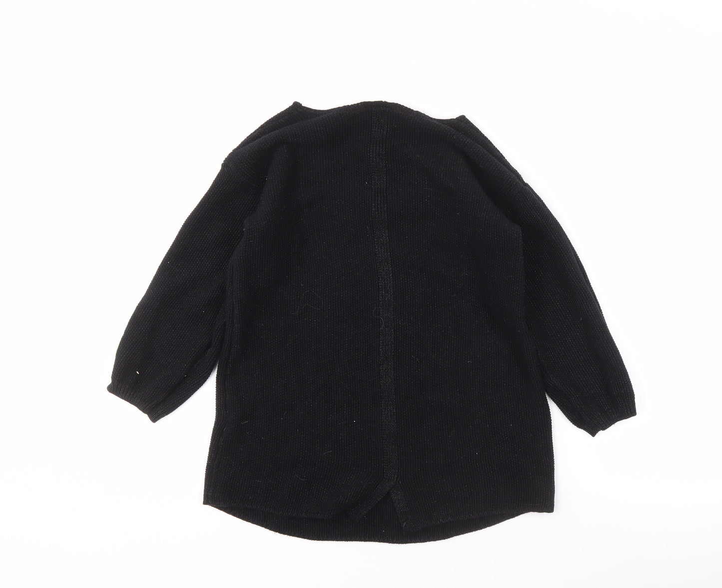 Next Women's Black V-Neck Pullover Jumper Size 8