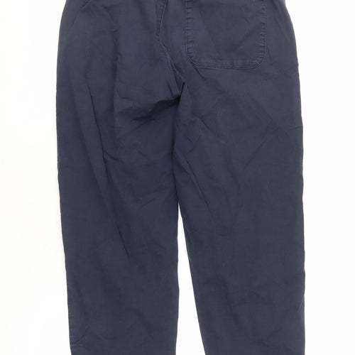 UNIQLO Men's Blue Jogger Trousers, Size S, Cotton Comfort