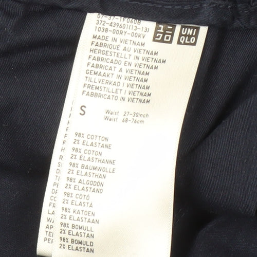 UNIQLO Men's Blue Jogger Trousers, Size S, Cotton Comfort
