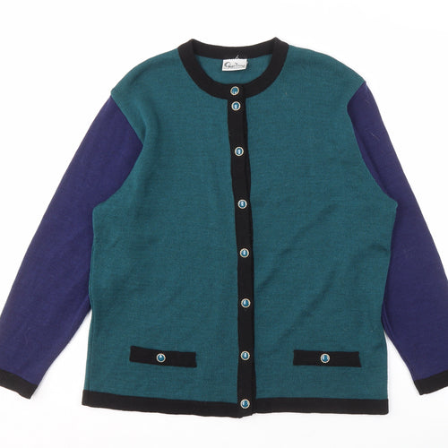 Quimo Women's Multicoloured Cardigan Size 16