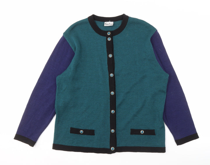 Quimo Women's Multicoloured Cardigan Size 16