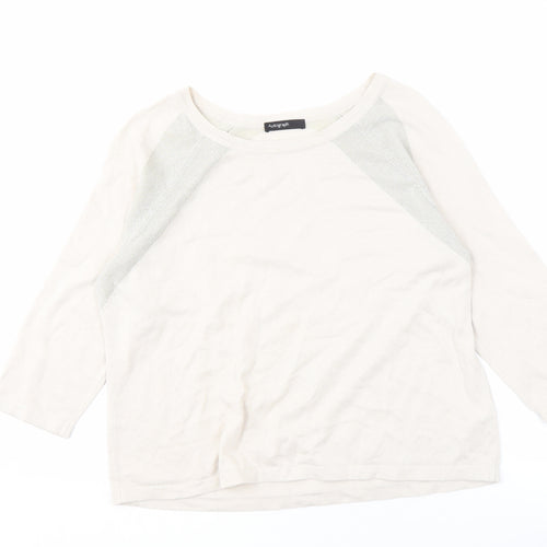 Autograph Women's Ivory Pullover Jumper Size 14