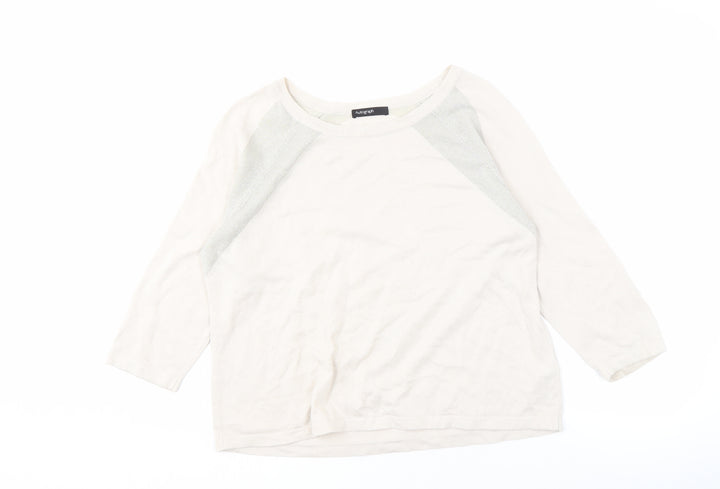 Autograph Women's Ivory Pullover Jumper Size 14