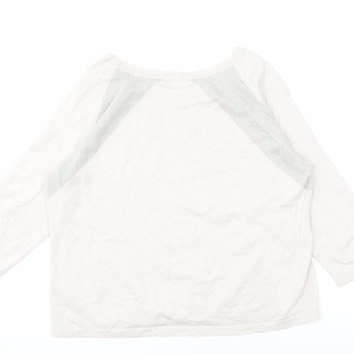 Autograph Women's Ivory Pullover Jumper Size 14