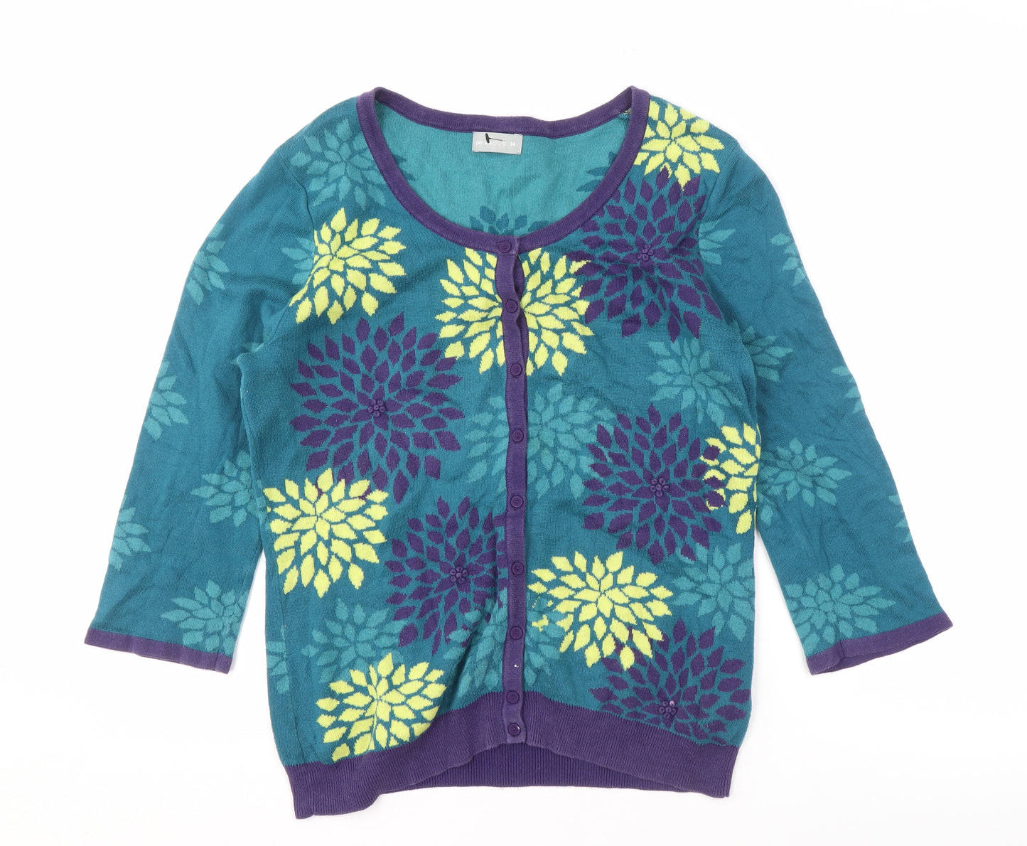 Per Una Women's Multicoloured Cardigan Size 14