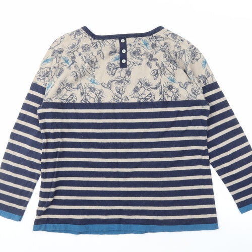 Tulchan Women's Blue XL Henley Jumper