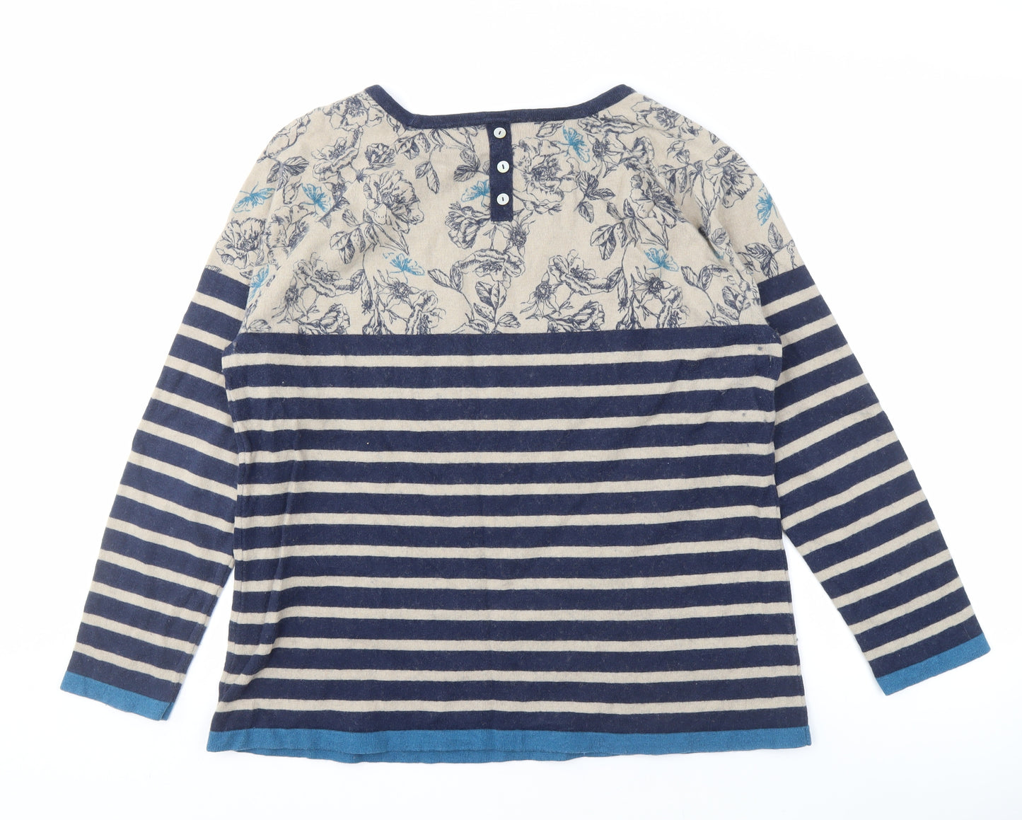 Tulchan Women's Blue XL Henley Jumper