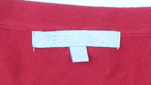 Pebble Bay Women's Red Crew Neck Jumper - Size M