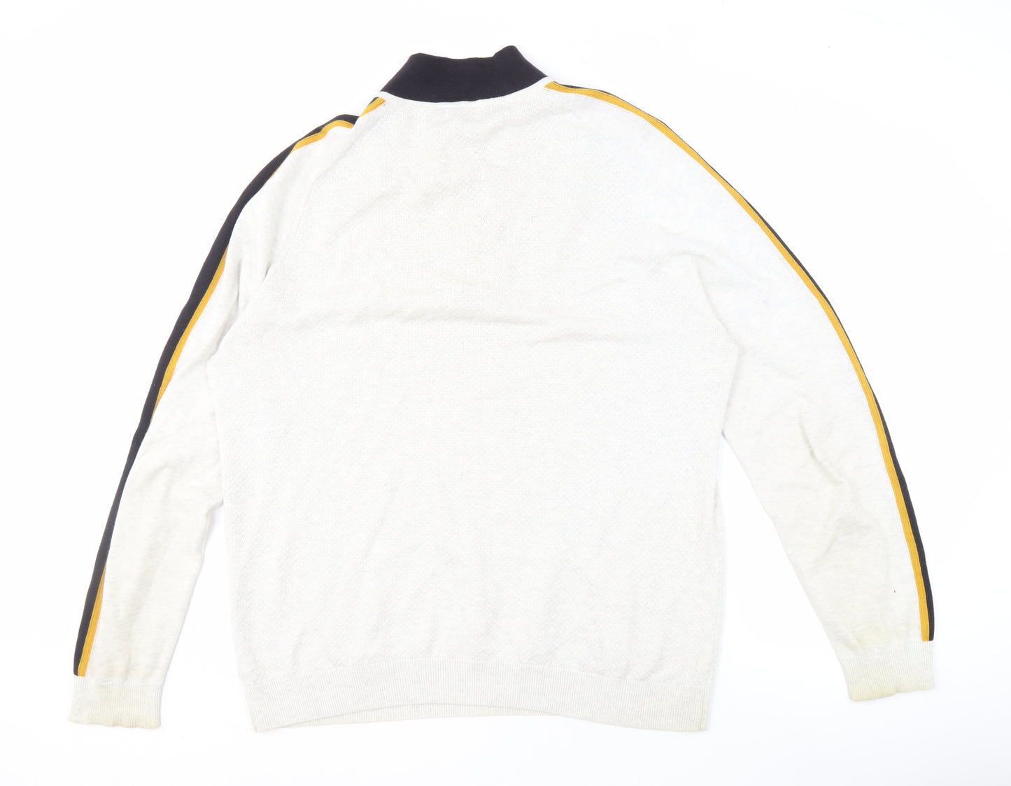 Next Men's Ivory High Neck Pullover Jumper L