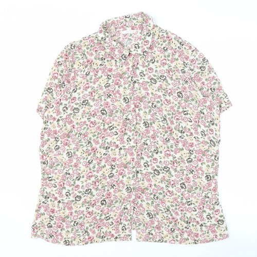 Marks and Spencer Women's Multicoloured Floral Blouse - Size 20