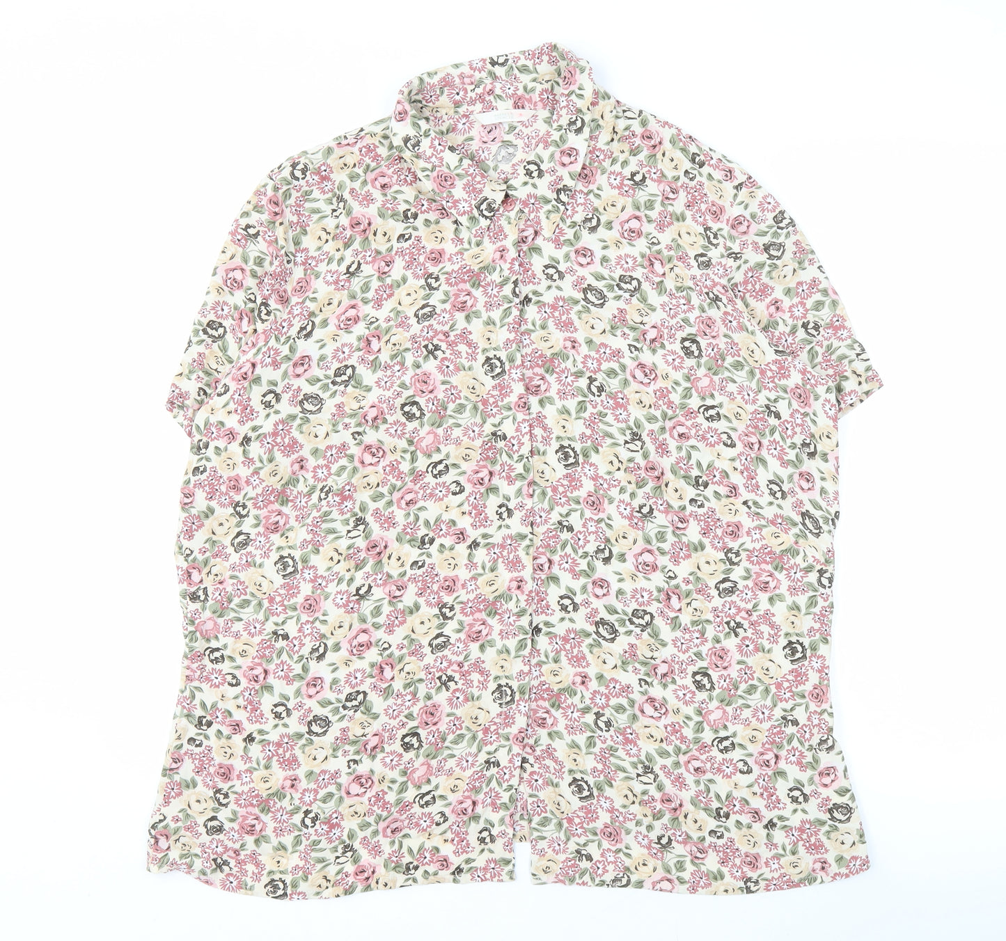 Marks and Spencer Women's Multicoloured Floral Blouse - Size 20