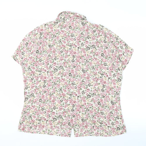 Marks and Spencer Women's Multicoloured Floral Blouse - Size 20
