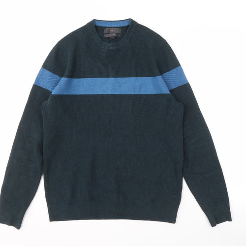 Marks and Spencer Men's Green Pullover Jumper M