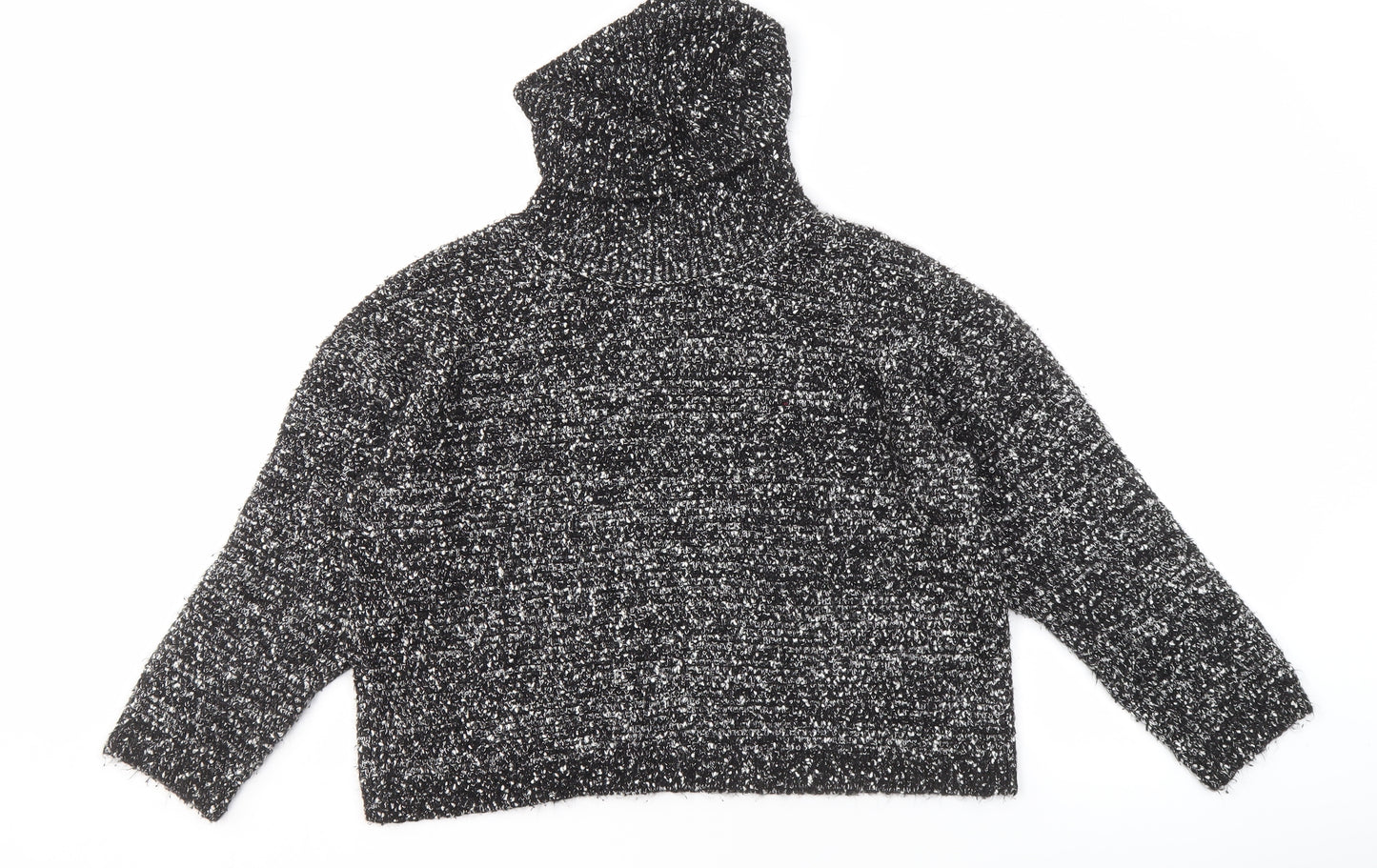 Mango Women's Black Roll Neck Pullover Jumper S