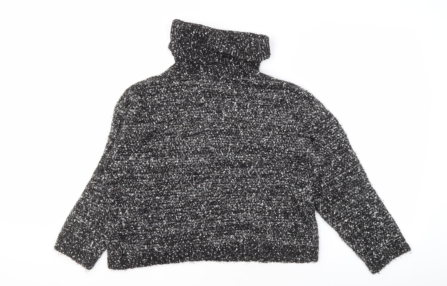 Mango Women's Black Roll Neck Pullover Jumper S