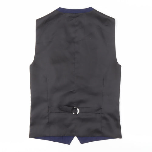 Next Men's Blue Waistcoat, Size 34R, Formal Wear