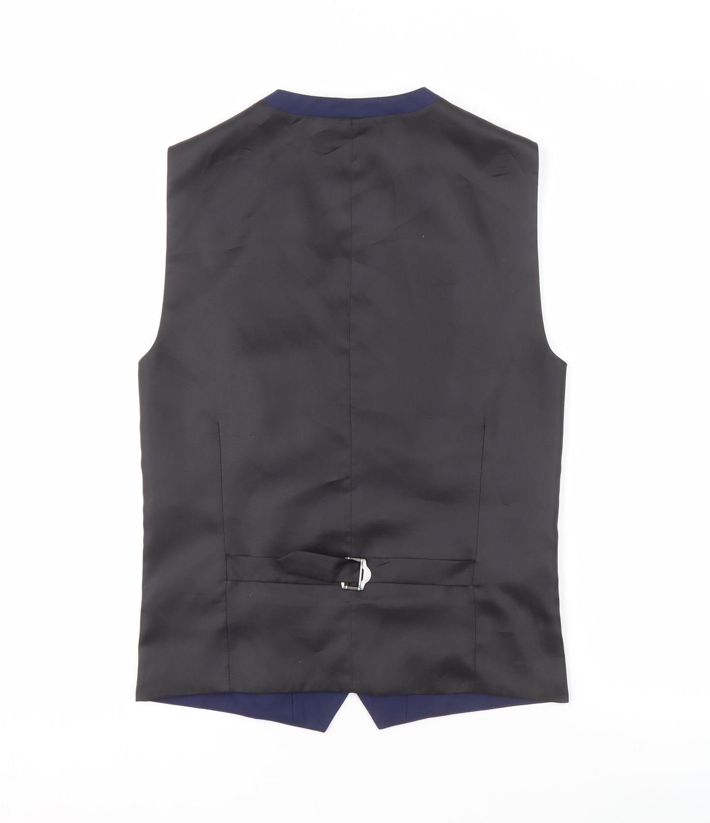 Next Men's Blue Waistcoat, Size 34R, Formal Wear