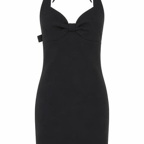 Zara Women's Black Bodycon Dress, Size 12, Party Style