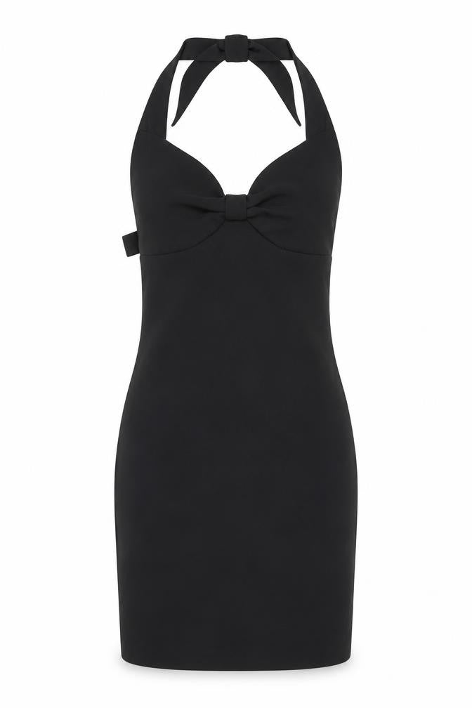 Zara Women's Black Bodycon Dress, Size 12, Party Style