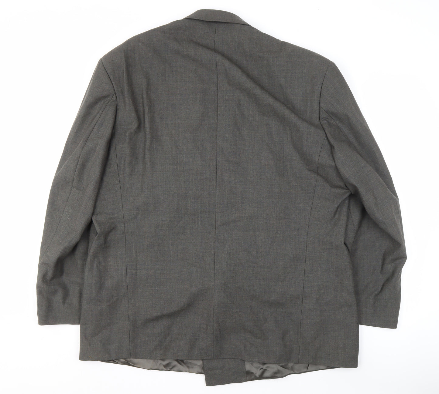 Marks and Spencer Men's Grey Double-Breasted Blazer 46S