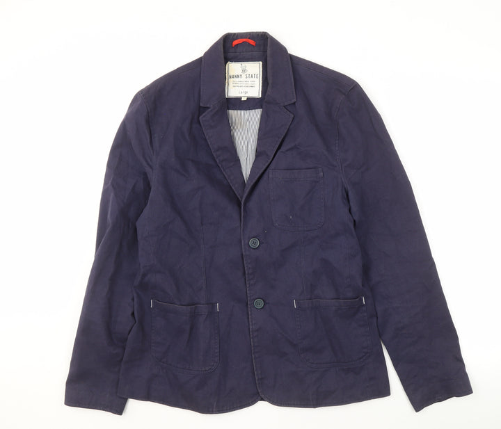 Nanny State Men's Blue Blazer Jacket Size L