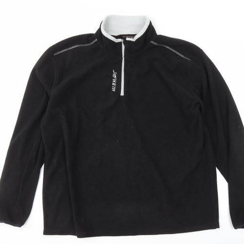 Atlas for Men Black Fleece Logo Sweatshirt XL