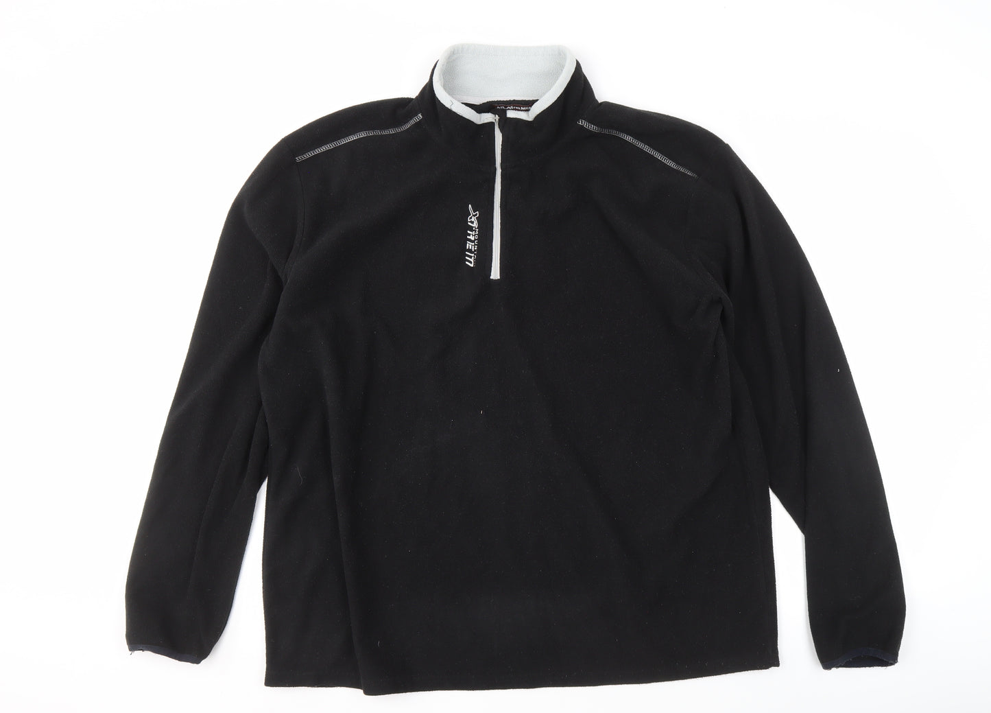 Atlas for Men Black Fleece Logo Sweatshirt XL