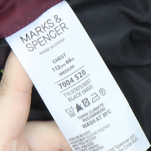 Marks and Spencer Men's Black Tuxedo Blazer 44R Shawl Lapel