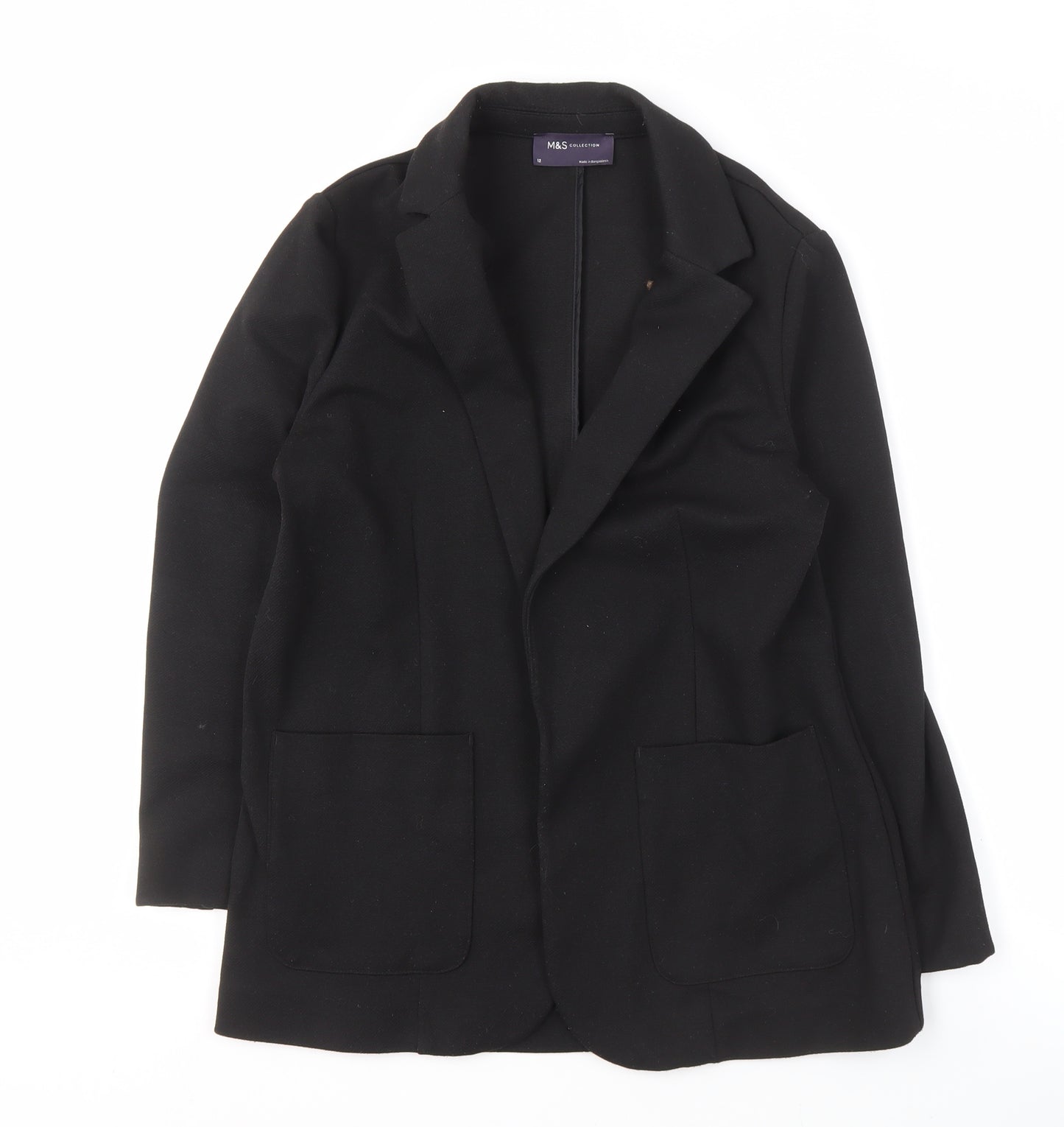 Marks and Spencer Women's Black Blazer UK Size 12