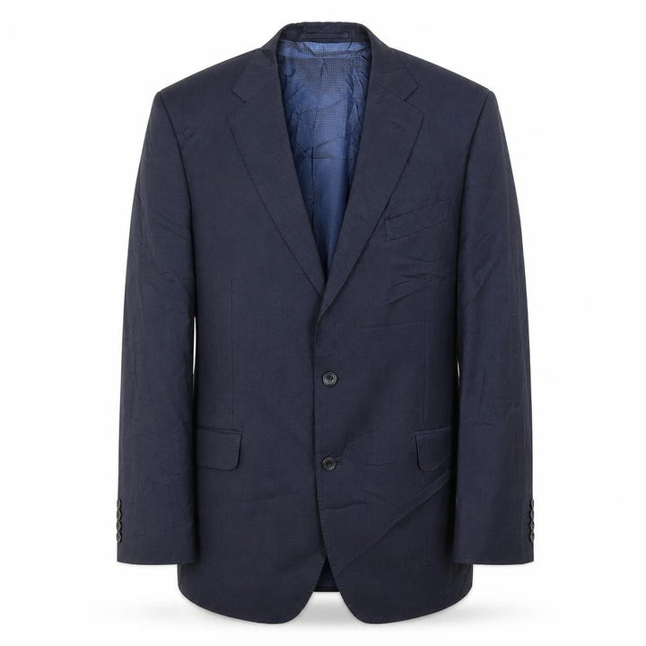 Marks & Spencer Men's Blue Wool Blazer, Size 42
