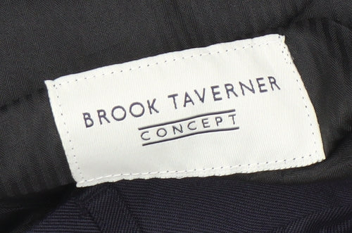 Brook Taverner Men's Blue Trousers 38W Excellent Condition
