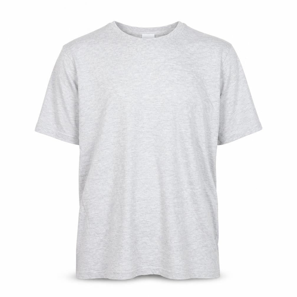 Front view of Tokyo Laundry Men's Grey L T-Shirt, Short Sleeve