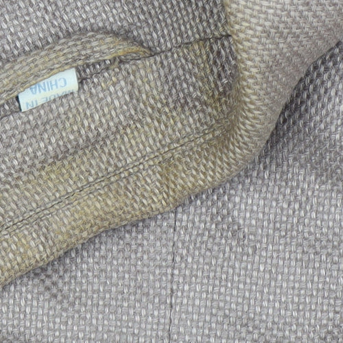 Boden Women's Grey Linen Cotton Short Jacket Size 12