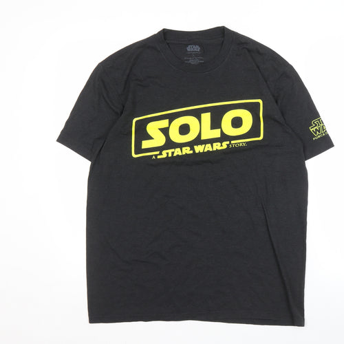Star Wars Men's Black Small T-Shirt - Movie Logo