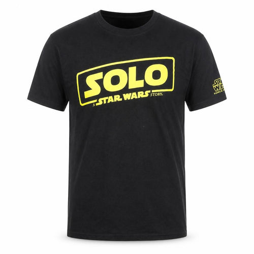 Star Wars Men's Black Small T-Shirt - Movie Logo