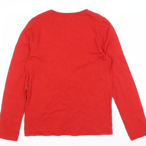 GAP Men's Red 2XL Long Sleeve T-Shirt