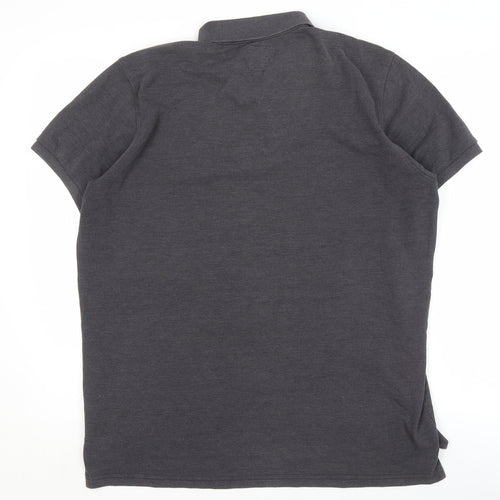 Lyle and Scott Men's Grey Polo Shirt, Size L