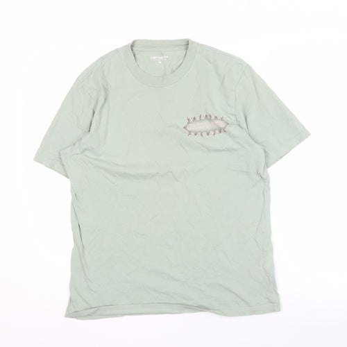 Carhartt Men's Green Medium Graphic T-Shirt